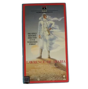 Lawrence of Arabia VHS 1989 Restored Directors Cut  2 Tape Set Peter O'toole - Picture 1 of 6