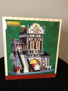 Lemax Fire House No. 12 Christmas Village Building Lighted House - Picture 1 of 10