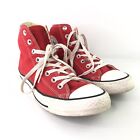 Converse Chuck Taylor All Star Unisex Red Hi Top Casual Sneaker M US 8 W US 10