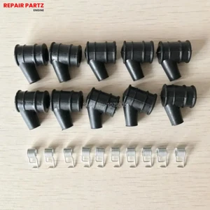 10 Sets Chainsaw spark plug boot cover spring Ignition Coil Cap trimmer - Picture 1 of 12