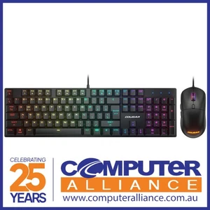 Cougar COMBAT RGB Linear-Red Mechanical Gaming Keyboard with Mouse Black - Picture 1 of 1