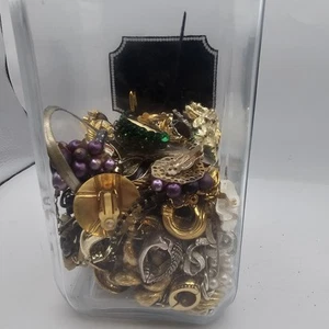 vintage lot of costume jewelry For Repair Or Repurpose Estate Lot OFFERS WELCOME - Picture 1 of 9