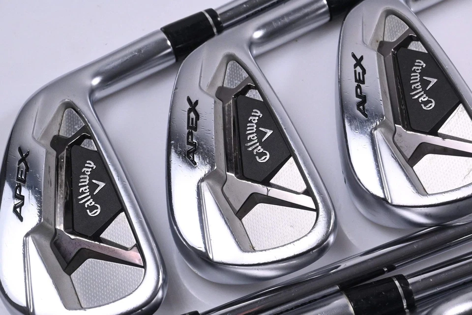 Callaway Apex 21 / Apex Pro Combo Irons / 4-PW / Stiff Flex Elevate ETS 115 - Image 1 of 4
