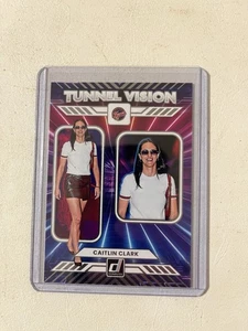 Caitlyn Clark Tunnel Vision Insert 2025 WNBA Donruss Fever - Picture 1 of 2