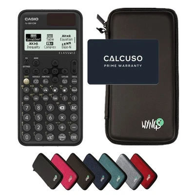 Casio fx-991CW ClassWiz incl. WYNGS Protective Case Black - Scientific - Image 1 of 4