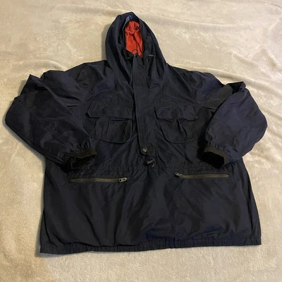 Chaqueta cortavientos Abercrombie & Fitch para hombre XL azul resistente al agua Foto 1 de 4