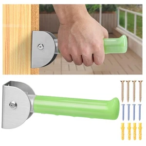 Flip Up Grab Bars for Stairs & Doorway, Safety Assist Handle for Senior, Bath... - Picture 1 of 7