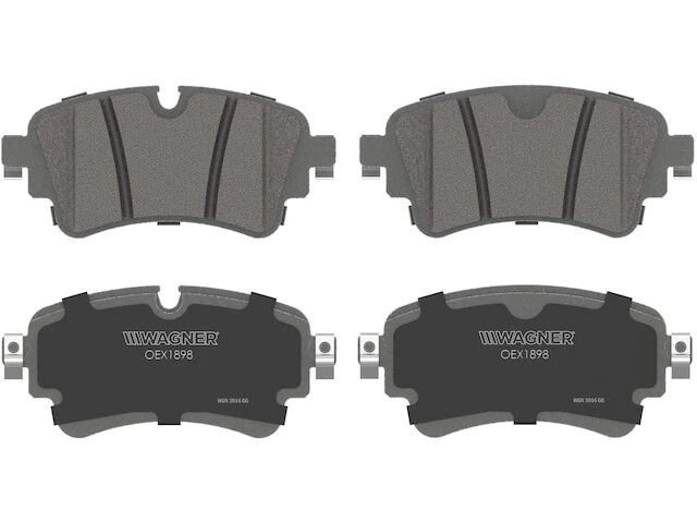 Rear Brake Pad Set For 2017-2020 Audi A4 Quattro 2018 2019 SP483PQ - Image 1 of 1