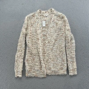 Maurices Women’s Open Front Metallic Sparkle Cardigan Sweater Size XS NEW - Picture 1 of 12