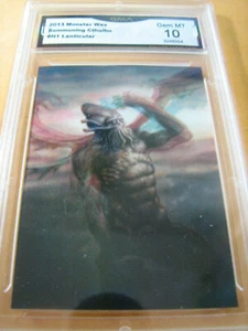 SUMMONING CTHULHU 2013 MONSTER WAX LEGENDARY LOVECRAFT LENTICOLARE # N1 GRADO 10 - Foto 1 di 2