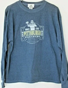 Camiseta de fútbol americano adidas Pittsburgh Panthers manga larga joven grande NUEVA - Imagen 1 de 2