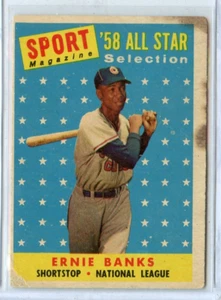 1958 Topps Ernie Banks Chicago Cubs AS #482 ⭐️💥🎯 Original - Bild 1 von 2
