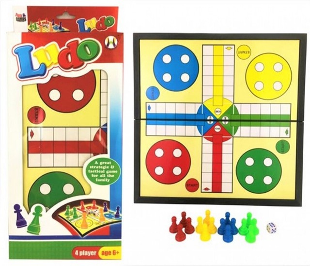 Jogo de Tabuleiro Ludo Junges 4 Cores - Pequenos Travessos