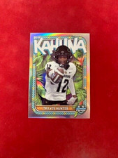 2023 BOWMAN CHROME U Travis Hunter ( COLORADO ) BIG KAHUNA Card! CASE HIT!