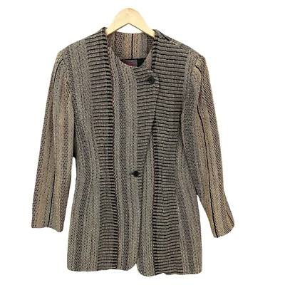 DEBORAH CROSS Jacket Wearable Artisan Crafted Woven Limited Edition R937 - Image 1 of 4