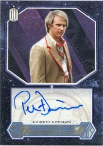 PETER DAVISON AS THE FIFTH DOCTOR #26/50 Autograph trading card- DOCTOR WHO 2015 - Picture 1 of 2