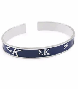 Brazalete Sigma Kappa con letras elevadas y hermoso esmalte PÚRPURA, ¡NUEVO!*** - Imagen 1 de 2