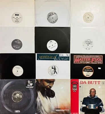 Hip Hop Go-Go Gangsta Bass LOT OF 12 Pop 12" Vinyl Records SKRIBBLE TYGA E.U B.D - Image 1 of 4