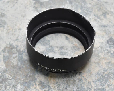 Asahi Pentax Takumar 58mm Screw-in Metal Lens Hood 1.8/85 f1.8 85mm (#3686) - Image 1 of 4