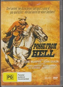 1 X DVD WESTERN COWBOY MOVIE ZONE 4 PAL AUST POSSE FROM HELL AUDIE MURPHY - Foto 1 di 3