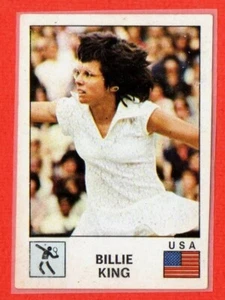 PANINI SPORT VEDETTES 1974 - # 213 BILLIE KING - original sin respaldo - Imagen 1 de 2