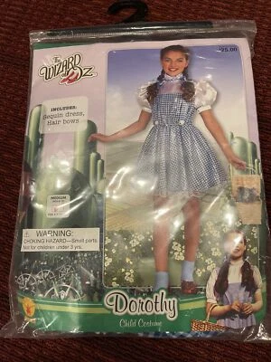 The Wizard Of Oz Child Dorothy Halloween Dress Up Costume Play Medium 8-10 - Image 1 of 3
