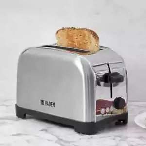 Haden IVER Stainless Steel 2 slice Toaster with 6 variable browning control - Picture 1 of 4