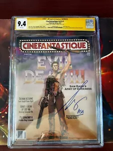 Cinefantastique v23 #1 CGC 9.4 Signed "Ash" By Bruce Campbell Evil Dead III - Picture 1 of 3