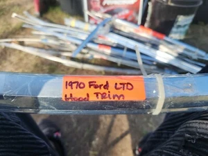 1970 FORD LTD  HOOD TRIM 2 PC TRIMS - Picture 1 of 4