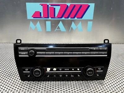 2009-2012 BMW 740i 740Li 750i 750Li F02 AC CD Radio Climate Control Panel - Image 1 of 4