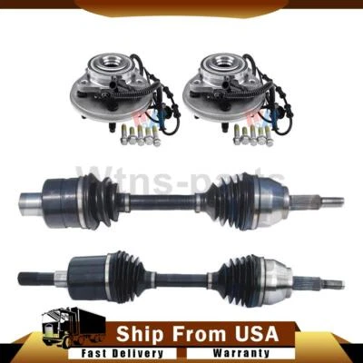 KIT DE EJE Y COJINETE DE RUEDA PARA FORD EXPLORER 2004-2005 AWD 4X 4X JUNTAS CV Foto 1 de 4