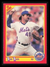 Don Aase 1990 Score #377  New York Mets