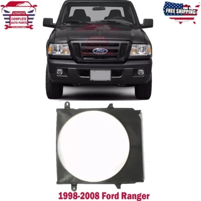Ventilador de radiador cubierta de ventilador nuevo para Ford Ranger 1998-2008 3,0 L Foto 1 de 4
