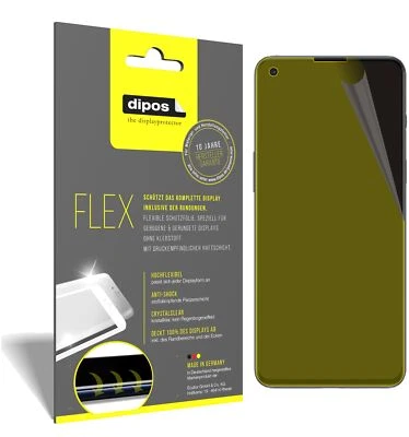 2x Screen Protector for OnePlus Nord 2 Protective Film covers 100% dipos Flex - Image 1 of 4
