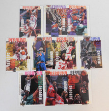 1994-95 FLEER ULTRA REBOUND KING 10 CARD COMPLETE INSERT SET #1-10
