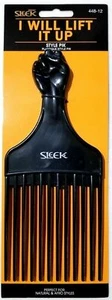 Hair Pick Afro Pic BLACK FIST PIK Hair Lift Style Comb - Picture 1 of 2