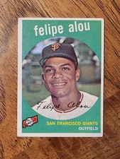 1959 Topps  #102 Felipe Alou RC VG-VGEX 