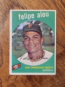 1959 Topps  #102 Felipe Alou RC VG-VGEX 