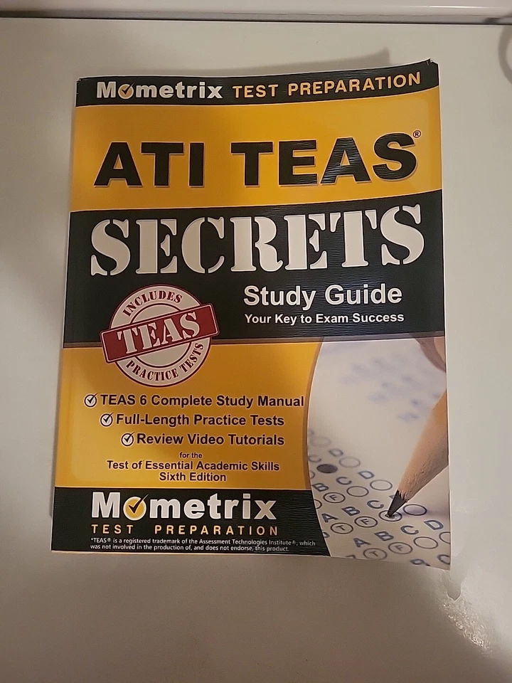 ATI TEAS Secrets Study Guide: TEAS 6 - Paperback, by TEAS Exam Secrets - Good - Image 1 of 1