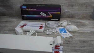Govee RGBIC Smart LED 16.4ft Strip Lights with Covers Work with Alexa and Google - Picture 1 of 7