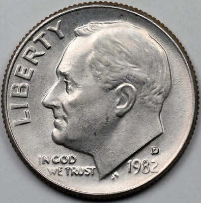 1982-D Roosevelt Dime - Image 1 of 2