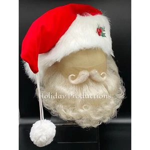 Dlx YAK Set professionale barba e baffi Babbo Natale ventilati capelli Babbo Natale nuovo - Foto 1 di 7