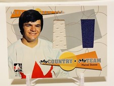 2006 IN THE GAME MARCEL DIONNE DUAL GAME USED JERSEY LA KINGS CANADA SILVER #/60