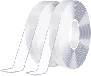Double Sided Tape Heavy Duty 2 Pack, 2Cm X 5M, Nano Double Sided Adhesive Tape f - Picture 1 of 12