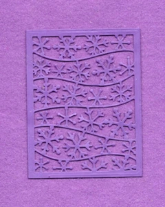 SCHNEEFLOCKEN HINTERGRUND # 2 Stanzformen Sammelalbum Karten W - Bild 1 von 1