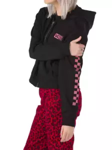 Vans Women's Half Blast Black/Mauve Crop Zip Hoodie (VN0A4QG5BLK) Size L/XL NWT - Picture 1 of 2