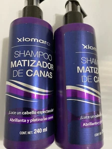 (2)XIOMARA Matizador Abrillanta Y Platina Canas Shampoo 240ml Luce Espetacular - Picture 1 of 3