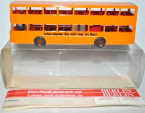 Wiking 730 (730/14) MAN Double Deck Bus ("Berlín Publicidad") - NUEVO con CAJA - Imagen 1 de 4