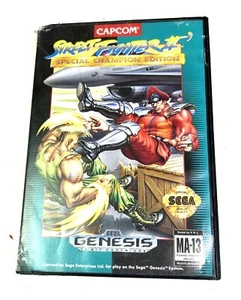 Street Fighter 2 II Edición Especial Campeón (Sega Genesis) con Estuche - Imagen 1 de 6
