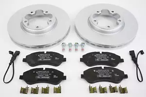OEM FRONT BRAKE DISCS PADS SET FOR FORD TRANSIT MK8 CUSTOM ECOBLUE 2015- MODELS - Picture 1 of 7